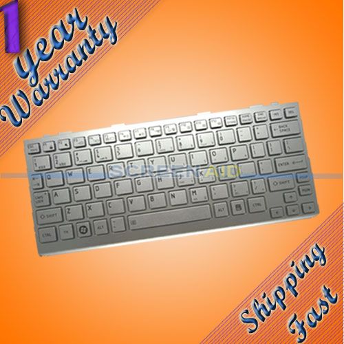 New Keyboard for Toshiba Mini NB305 NB 305 Series Laptop US Silver 