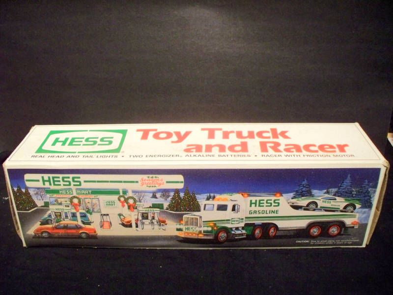 HESS TOYS TRUCKS TOY TRUCK and RACER 1991  