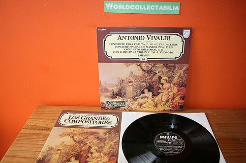 PHILIPS STEREO VIVALDI flute violin mandolin I MUSICI  