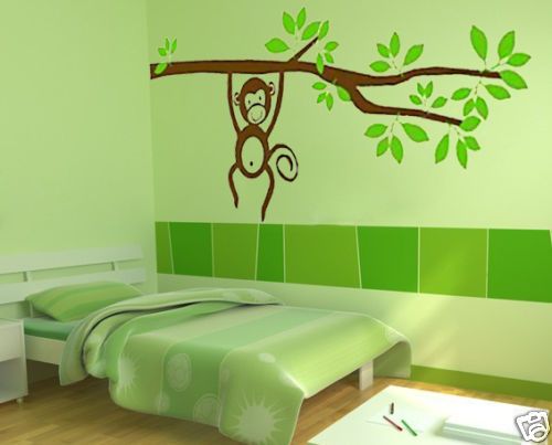 Wallpaper Graffiti Wall Vinyl Sticker Decal MONKEY  