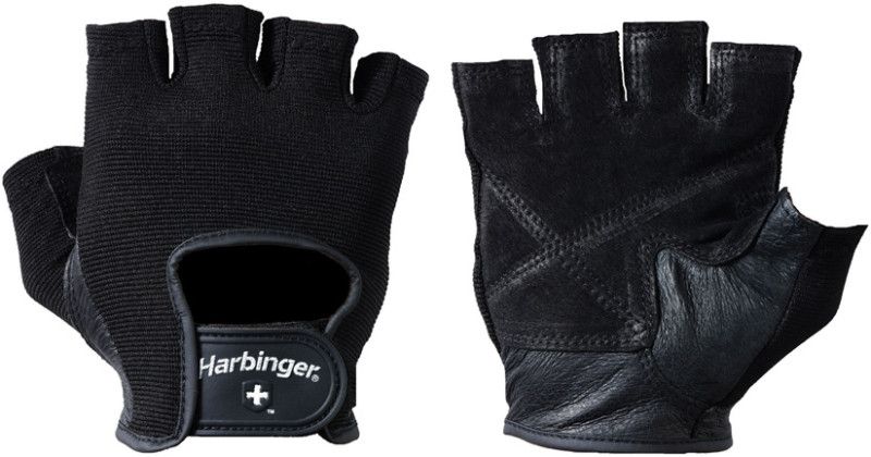 HARBINGER POWER LIFTING GLOVES gym training weight pro  