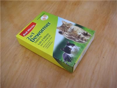 Bob Martin 2 in 1 Dewormer tablets for Cats & Kittens 5011914202768 